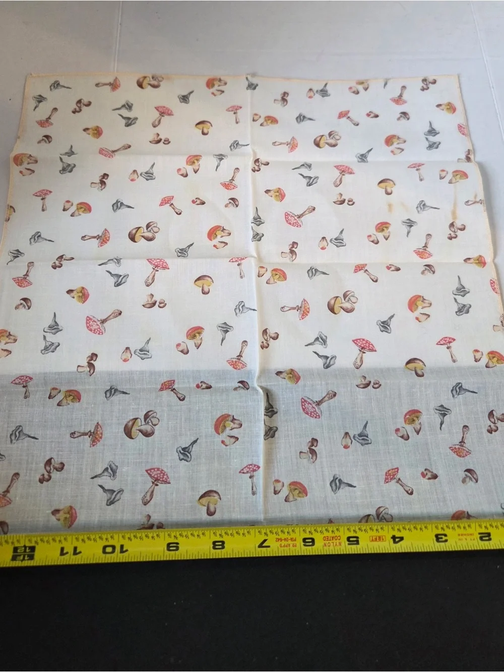 Vintage Mushroom Cottage Core Napkins Set Of 10 Washable